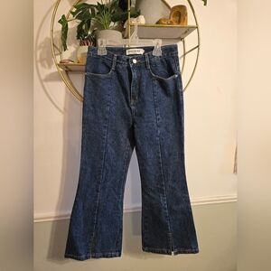 Andersson Bell High Waisted Split Bootcut Jeans